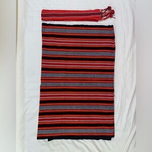 Filipino Igorot Black and Red Wrap Skirt